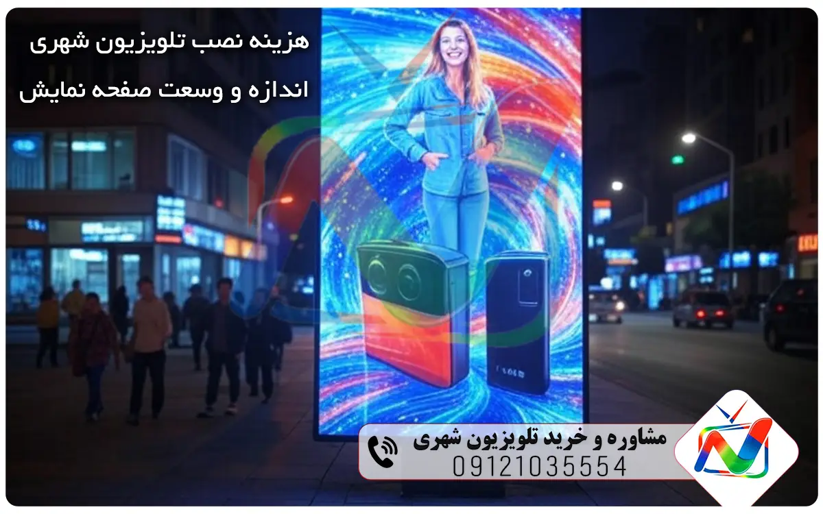 اندازه و وسعت صفحه نمایش