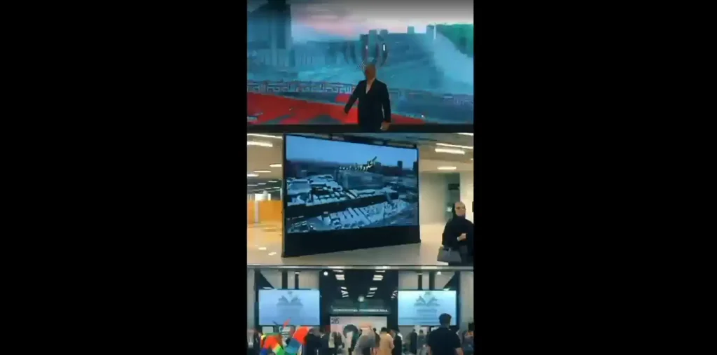 پروژه تلویزیون شهری نمایشگاه مرکز خرید ایرانمال